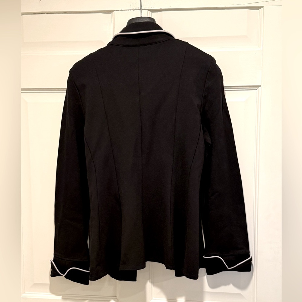 Joseph Ribkoff EUC Size 8 Amazing Classic Joseph Black Military Style Jacket - Picture 12 of 14